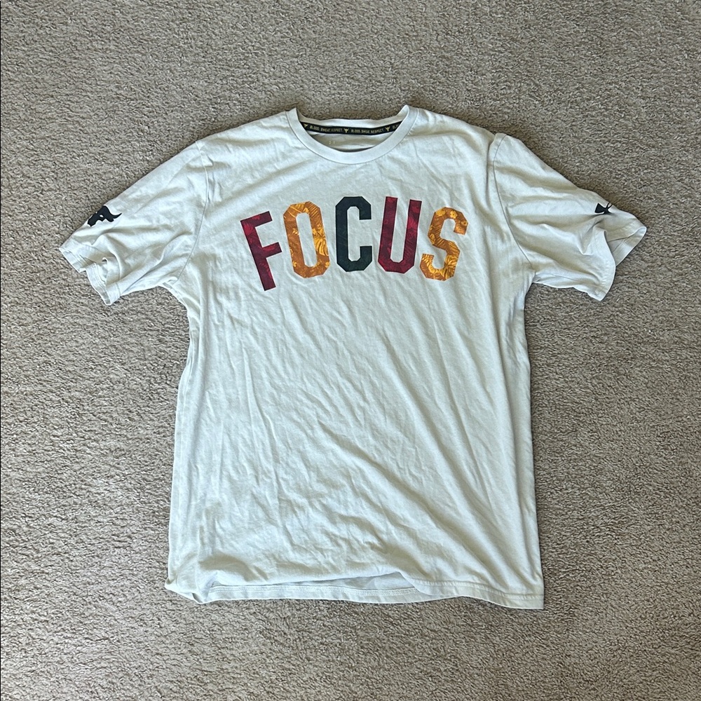 Under Armour White and Red Short Sleeve Tees